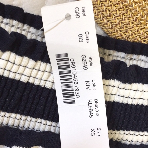 NWT J. Crew Striped Off Shoulder Top - Picture 4 of 13